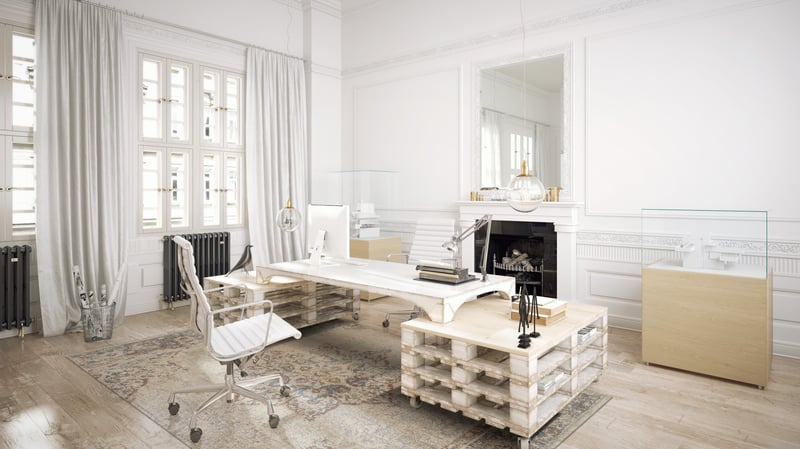 Modern Farmhouse - Home Office Decor Ideas