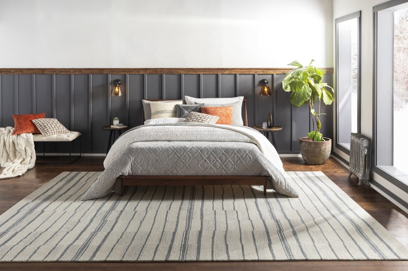Matching Patterns - Minimalist Bedroom Decor Ideas