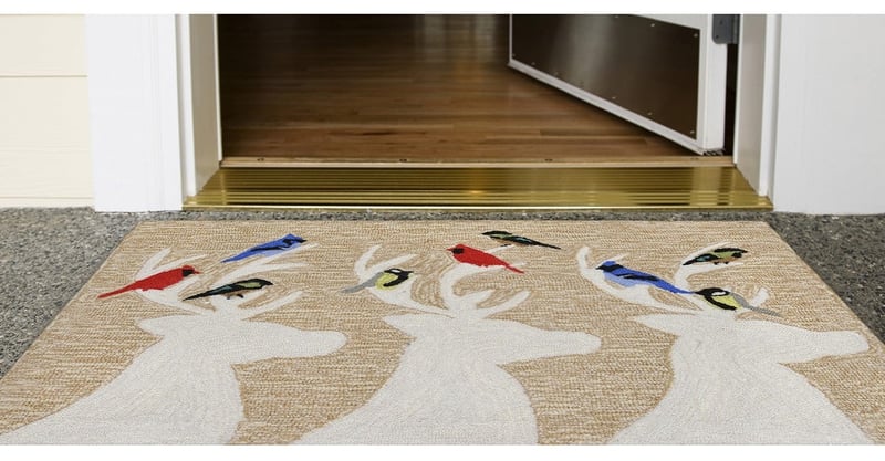 Oh Deer - Front Porch Rug Ideas