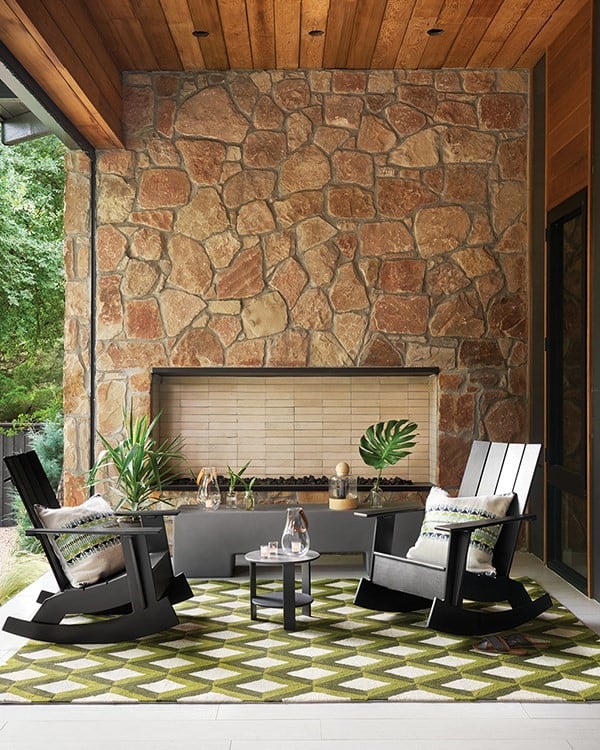 Covered Patio - Outdoor Rug Sizing Guide