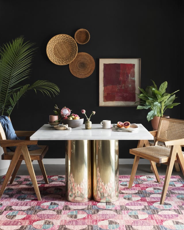 Modern Elegant Boho - Modern Dining Room Design Ideas