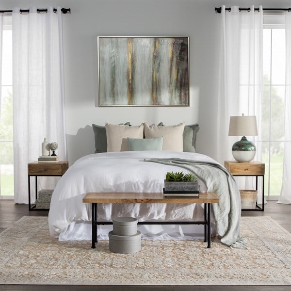 Center The Space - Master Bedroom Rug Ideas