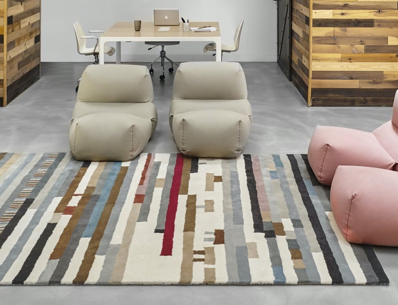 Rugs and Floor Seating - Rug Ideas For A Small Living Room
