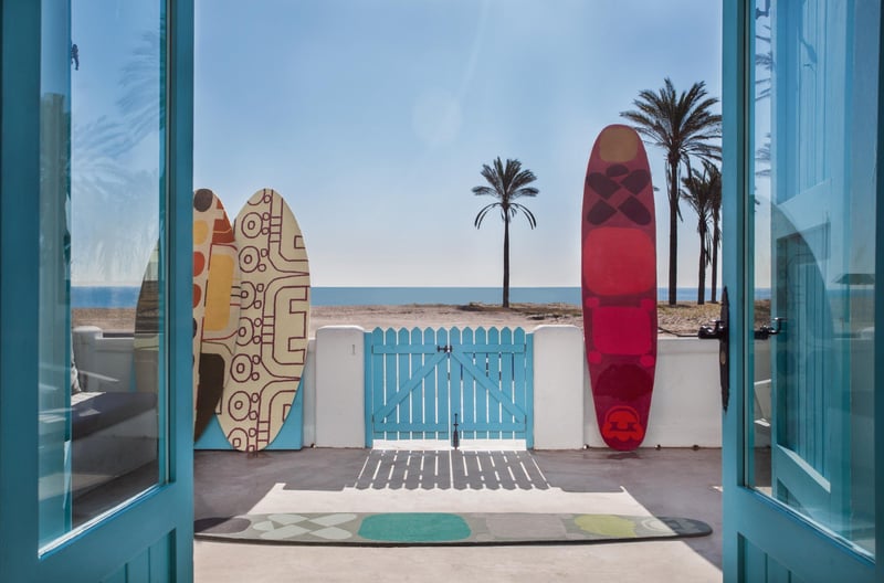 Surfing Style - Front Porch Rug Ideas