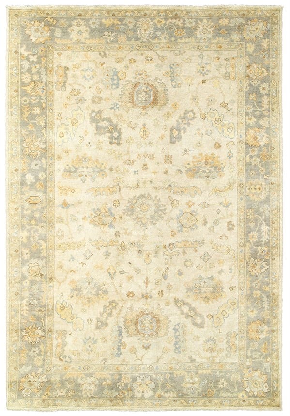 United Weavers Of America 4 x 5 Beige Indoor Solid Area Rug at