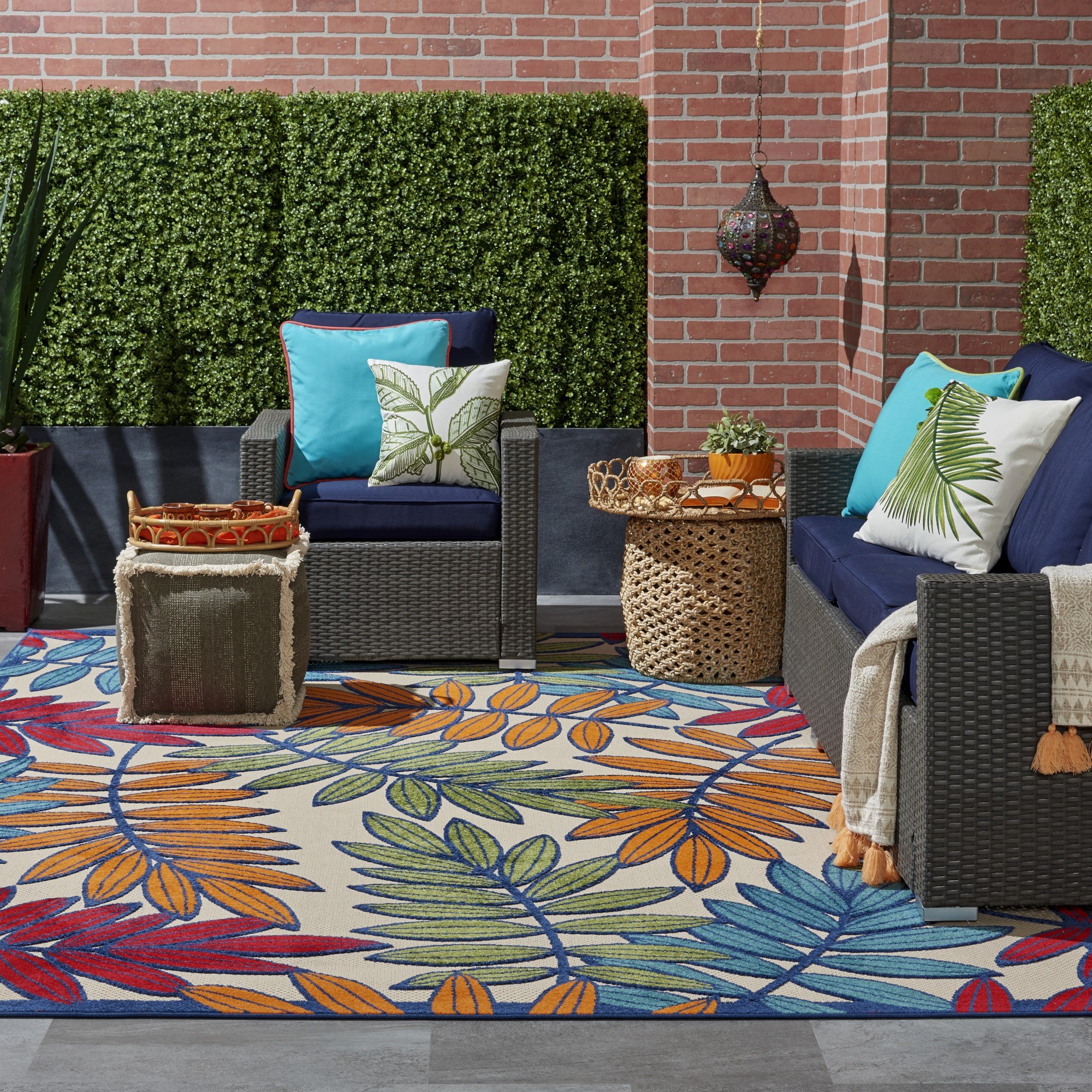 Nourison Aloha Alh 18 Rugs Outdoor Area Rugs Rugs Direct