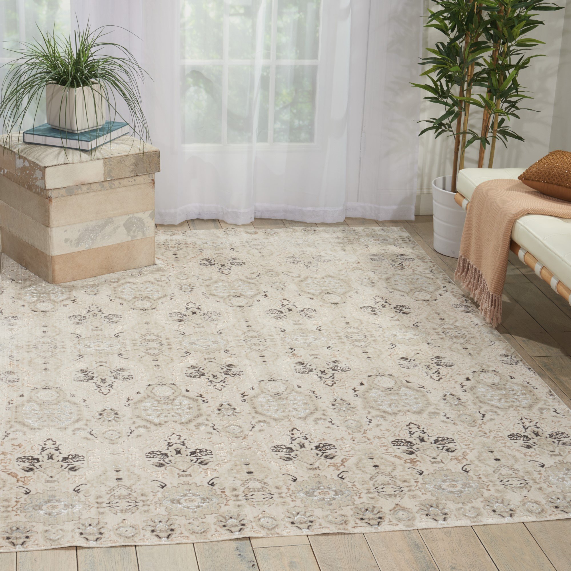Kathy Ireland by Nourison Silver Screen KI341 Rugs Rugs Direct