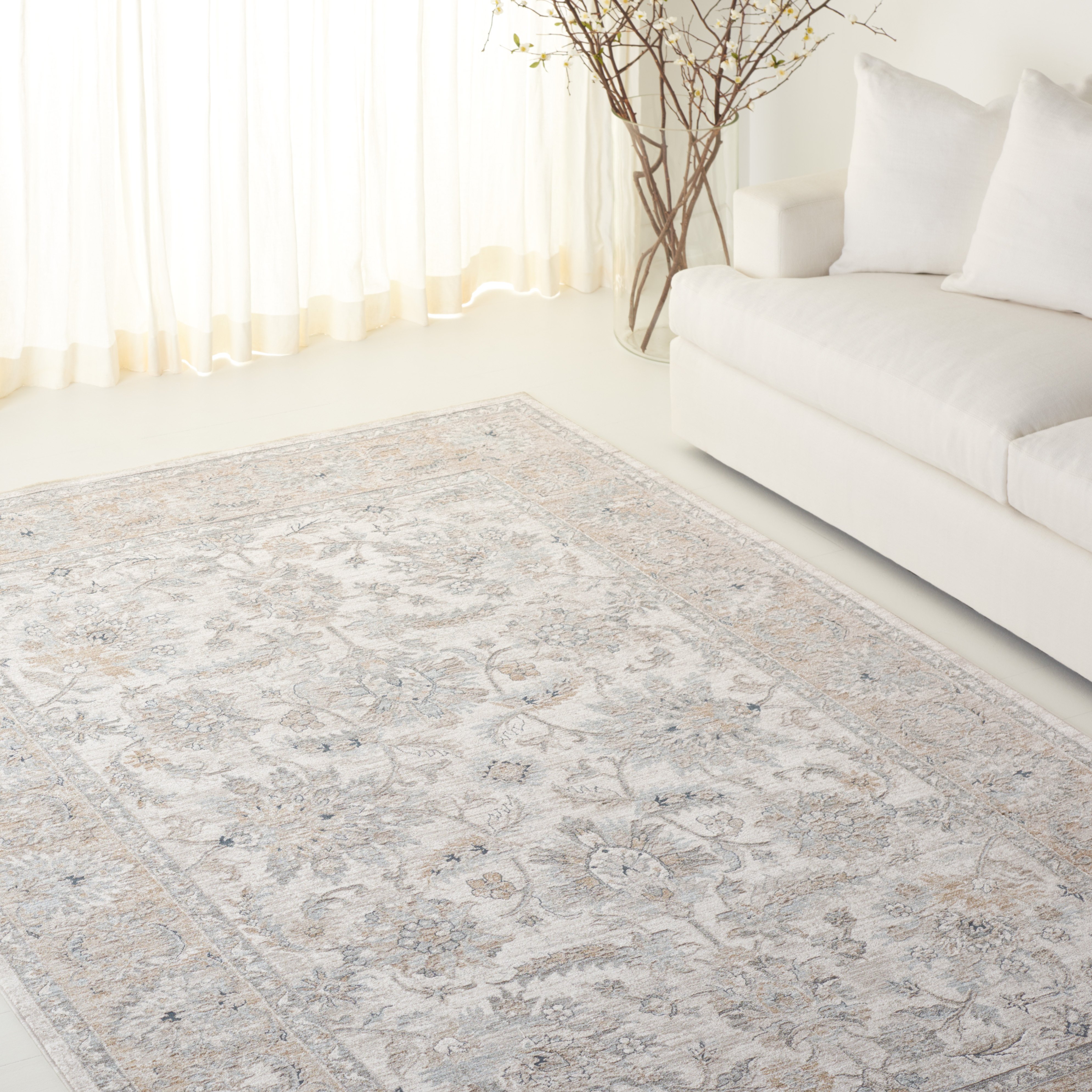 Lauren by Ralph Lauren Ivory Gold Area Rug LRL-1757