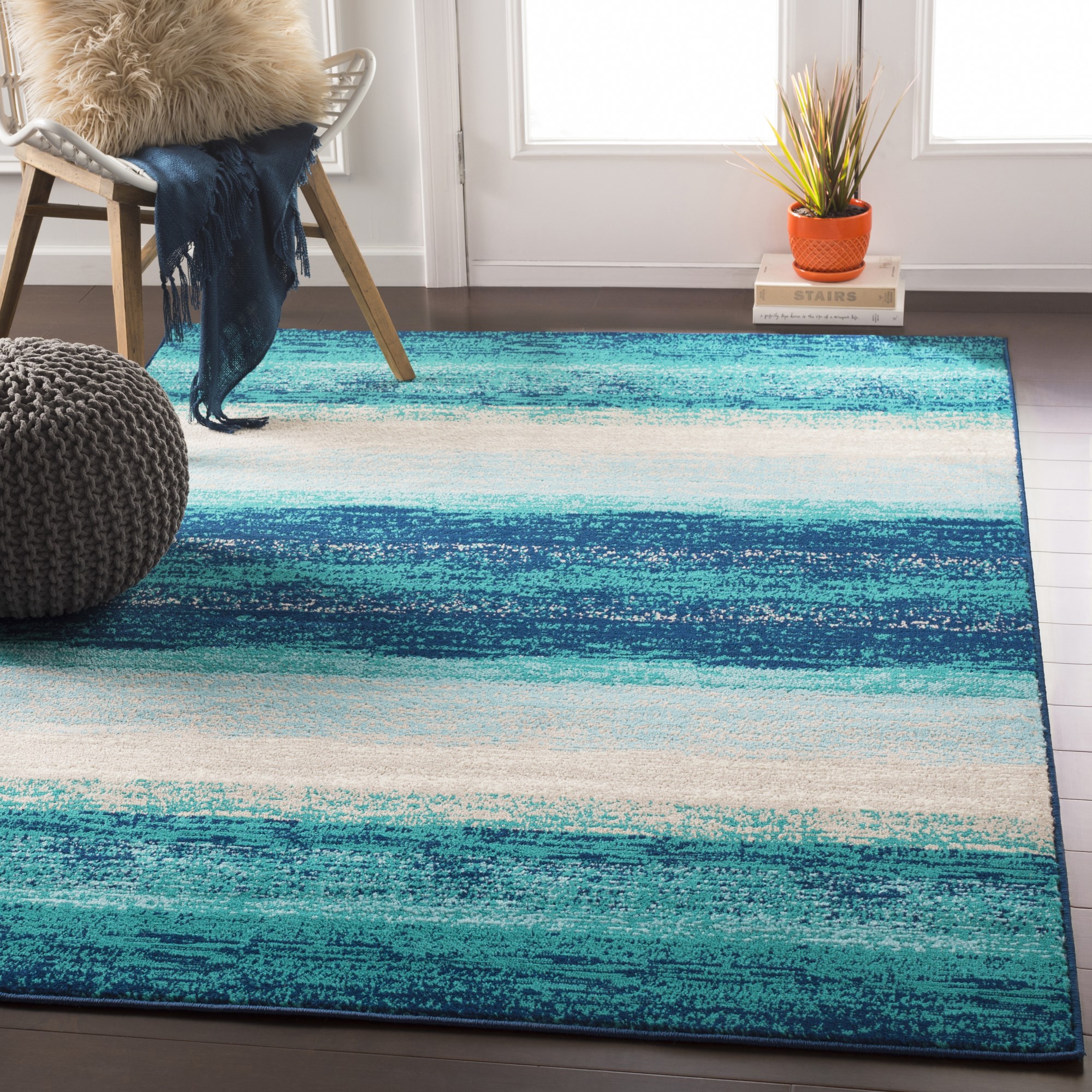 Livabliss Paramount PAR-1109 Striped Area Rugs | Rugs Direct