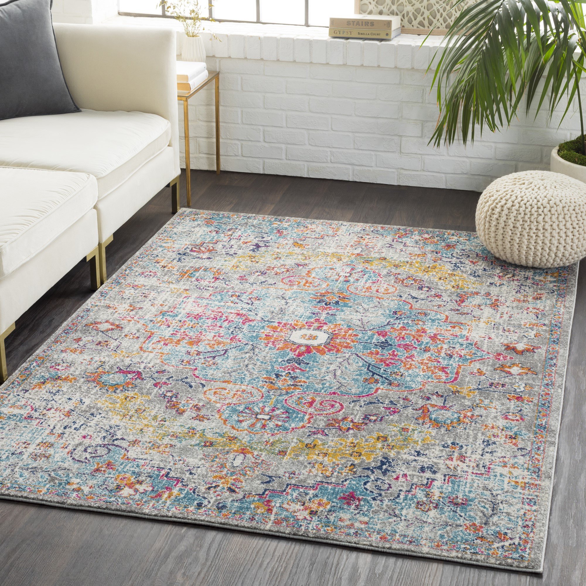 Surya Brought to Light 2 x 3 Area Rug Green Red