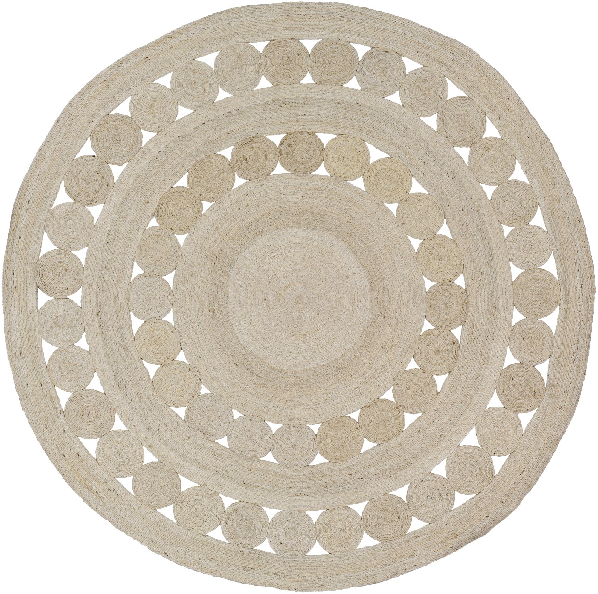 Surya Sundaze Moroccan Circle Rug, Moroccan Jute Rug