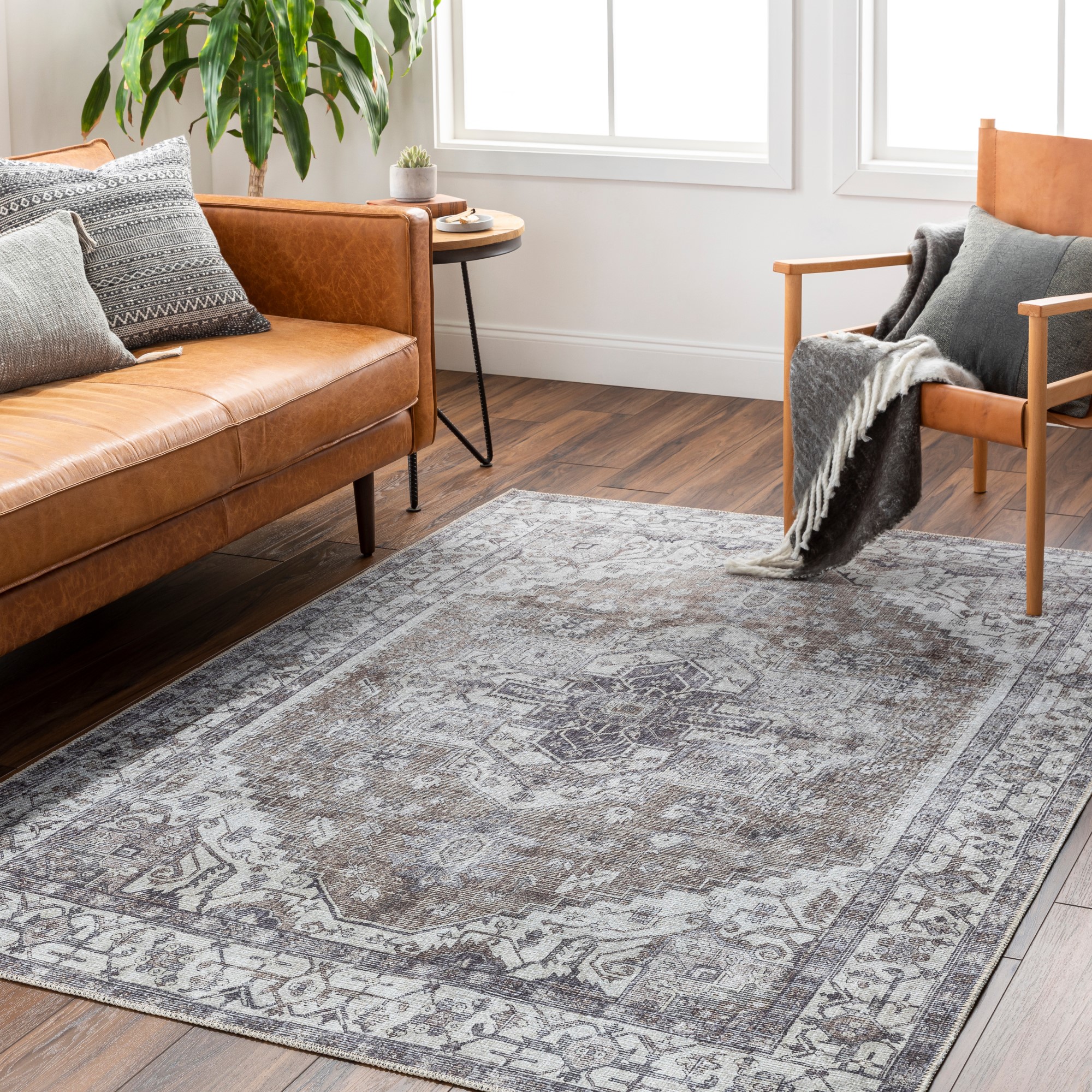 Surya Amelie 31848 Area Rugs Traditional / Oriental Rectangular Greys