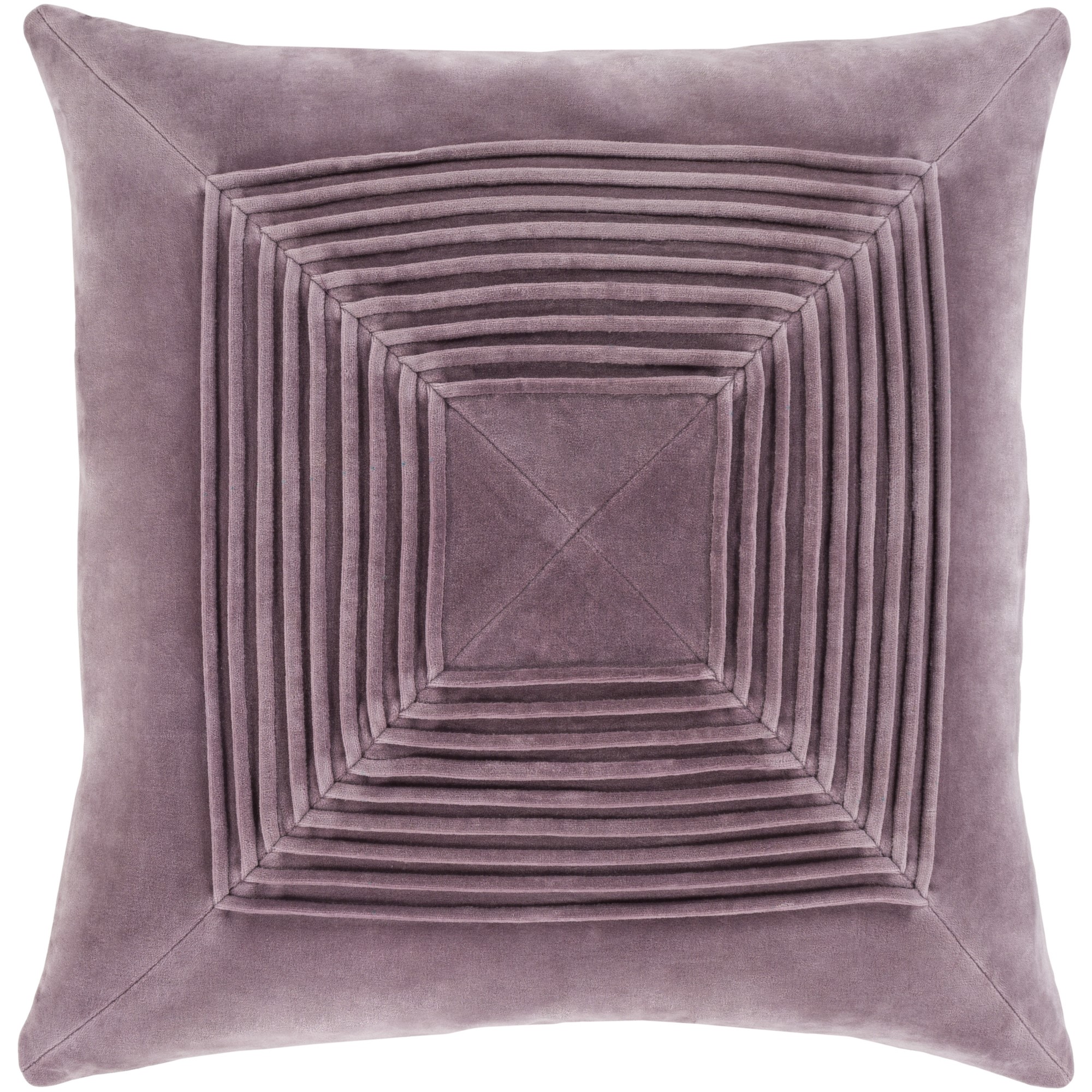 Grey and purple outlet pillows