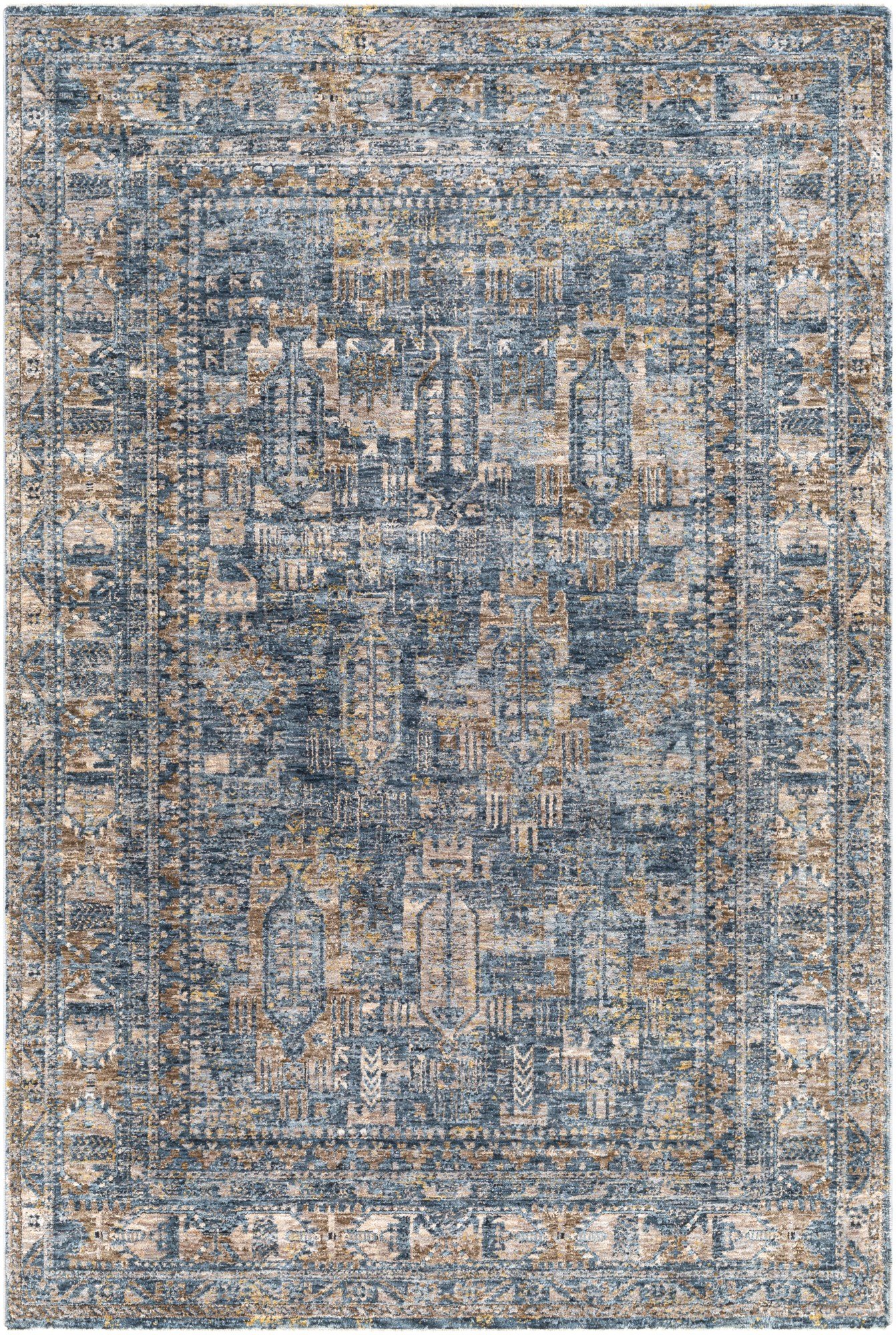 5x7 And 5x8 Blue Area Rugs Direct, Dark Blue Area Rug 5 215 700