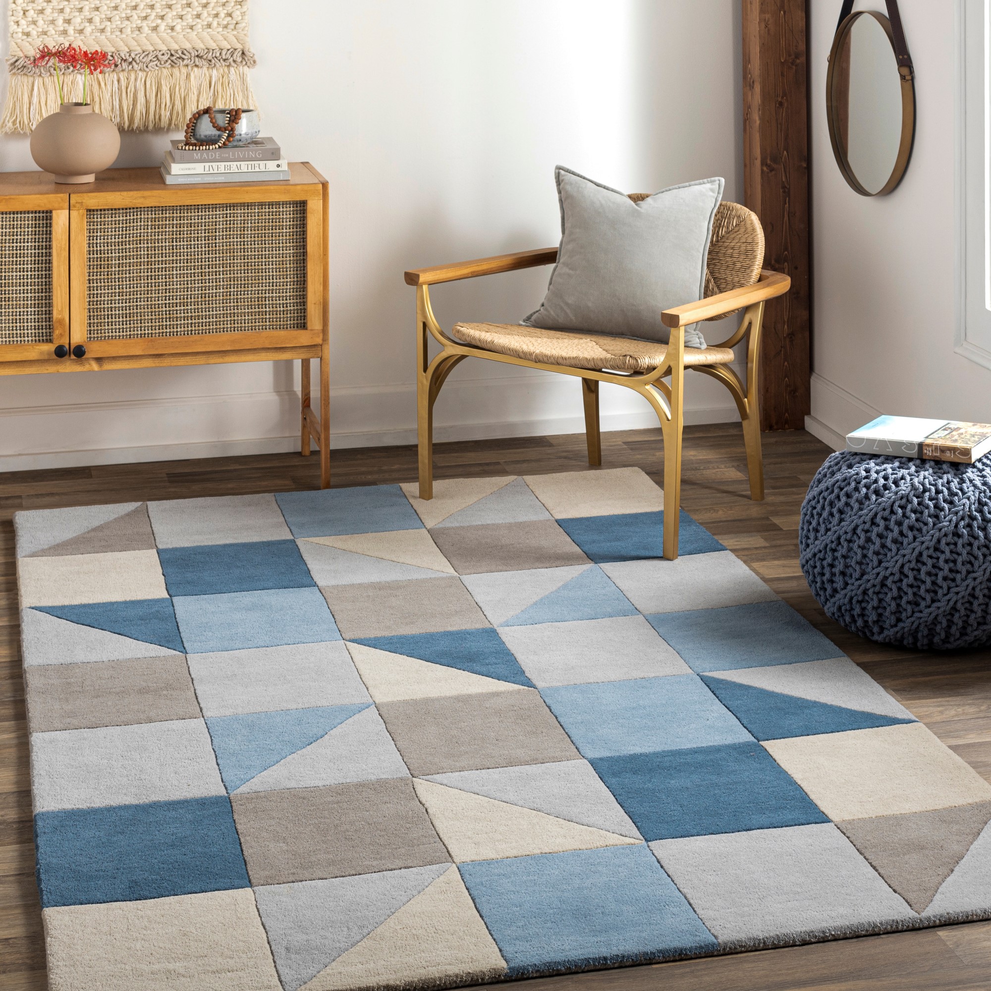 Surya Queens 26238 Area Rugs Wool Geometric Area Rugs Rugs Direct