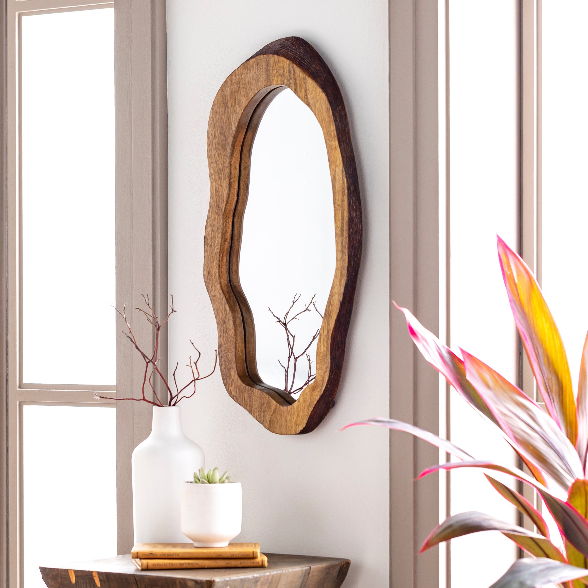Fresco Make-up mirror wall-mounted - Zack 40109