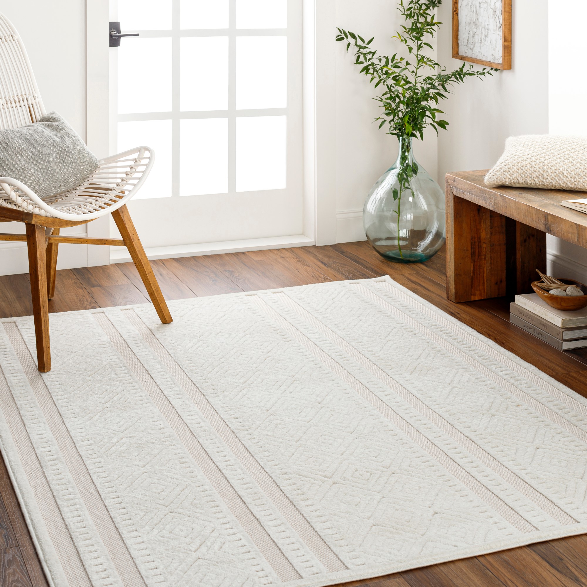Surya San Diego 31271 Area Rugs Moroccan Rectangular Whites Area Rugs