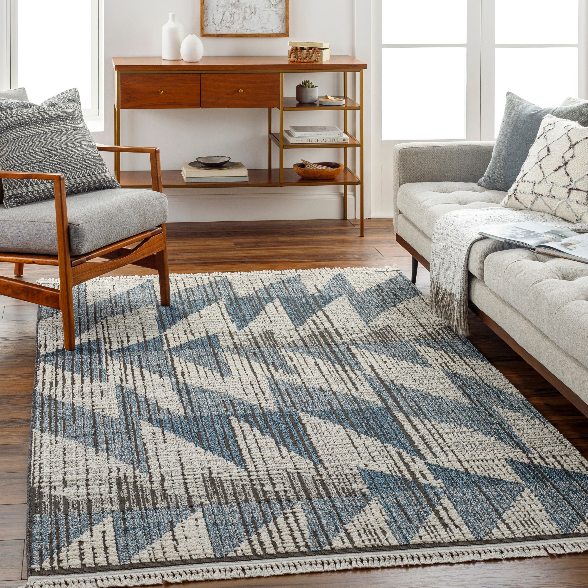 Surya Berlin 31730 Area Rugs Contemporary / Modern Rectangular Tans