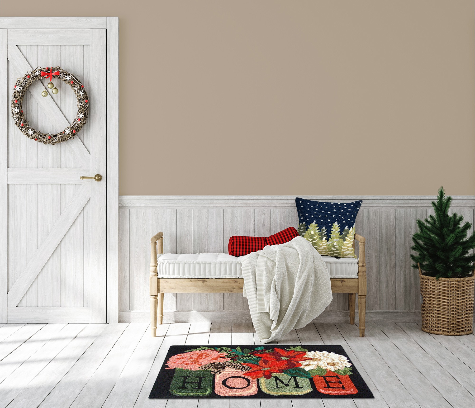 Liora Manne Front Porch Holiday Home Area Rugs Novelty / Seasonal