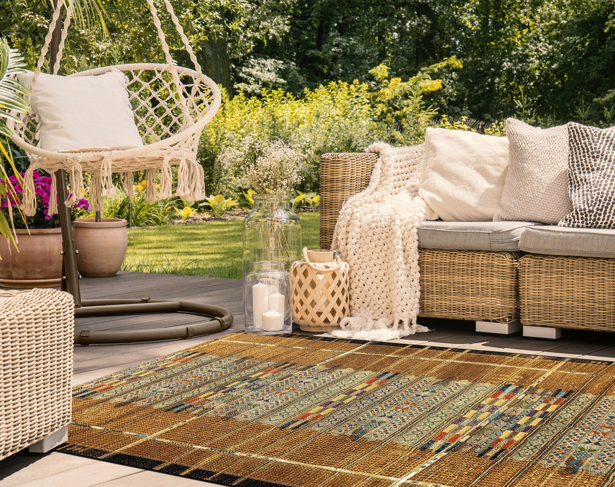 How to Choose the Perfect Rug Color for Your Living Room - Hana's Happy Home