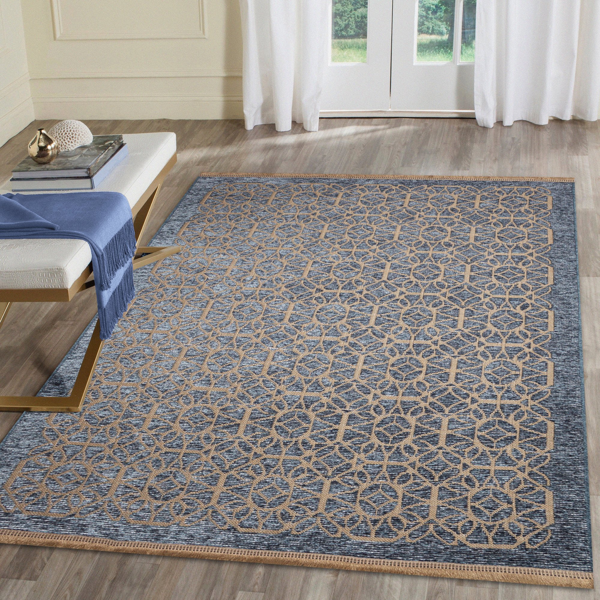 Liora Manne Mercer Tracery Contemporary / Modern Area Rugs | Rugs Direct