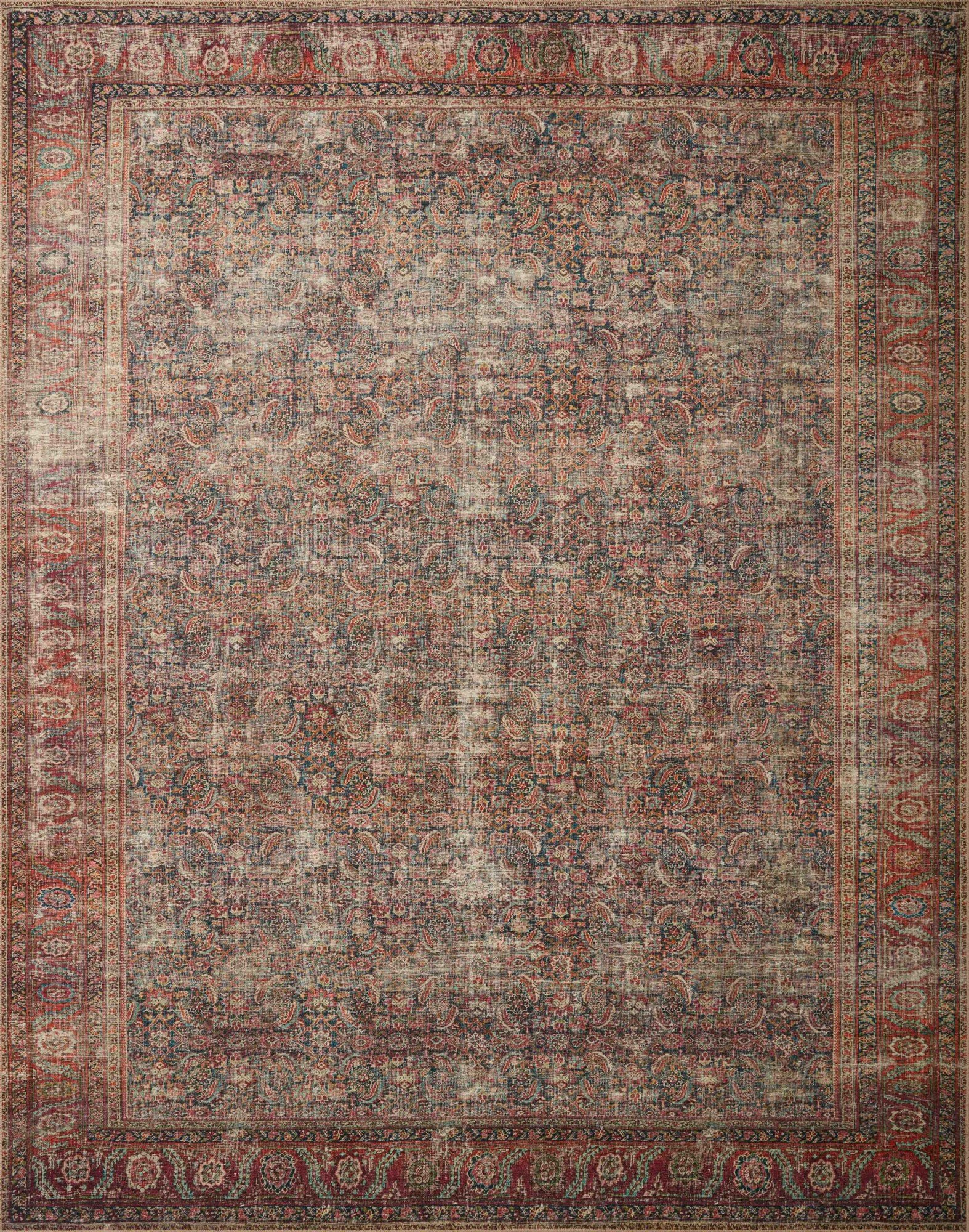 Red Rustic Farmhouse Rugs Rugs Direct