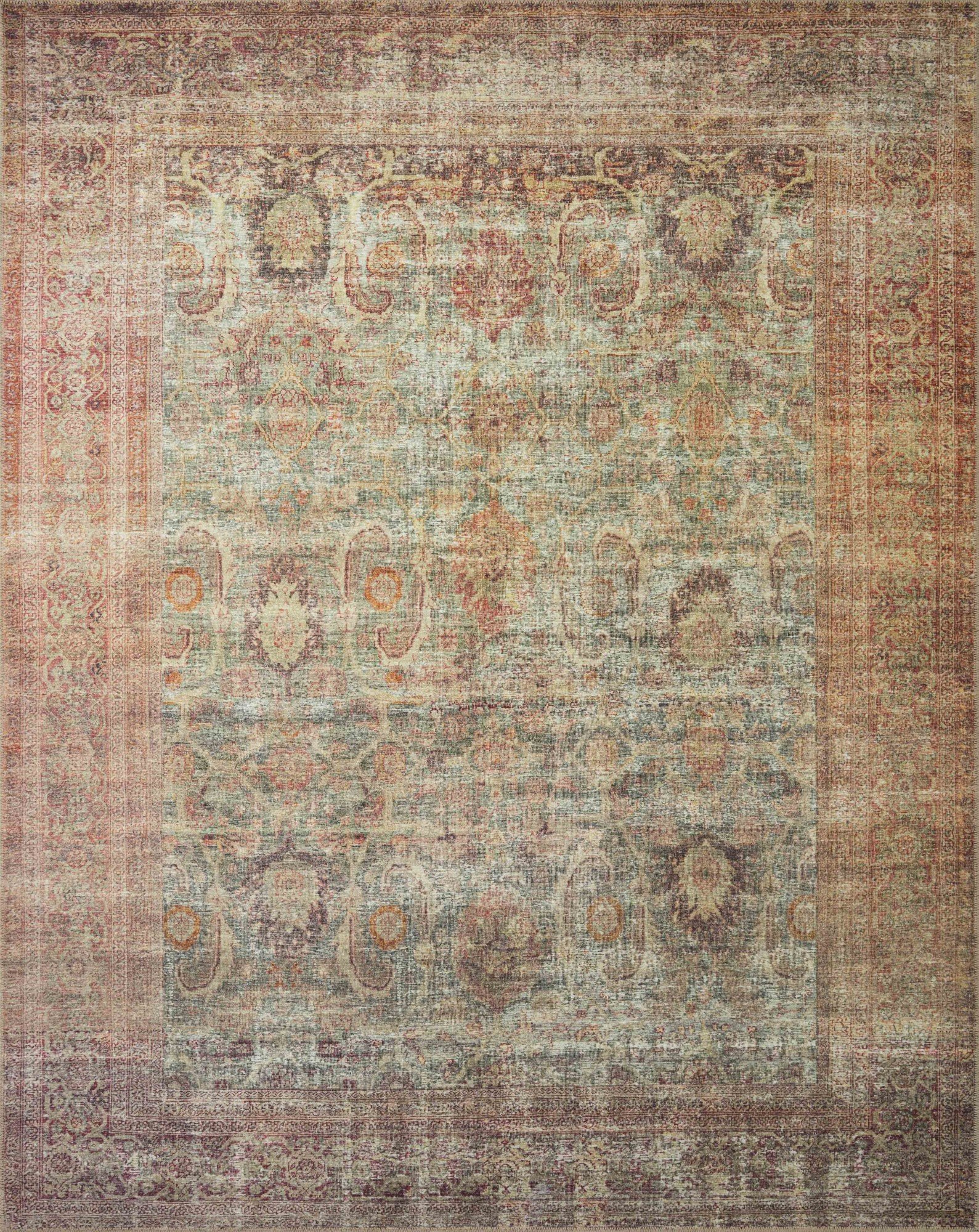 Green Bohemian Rugs & Carpets Rugs Direct