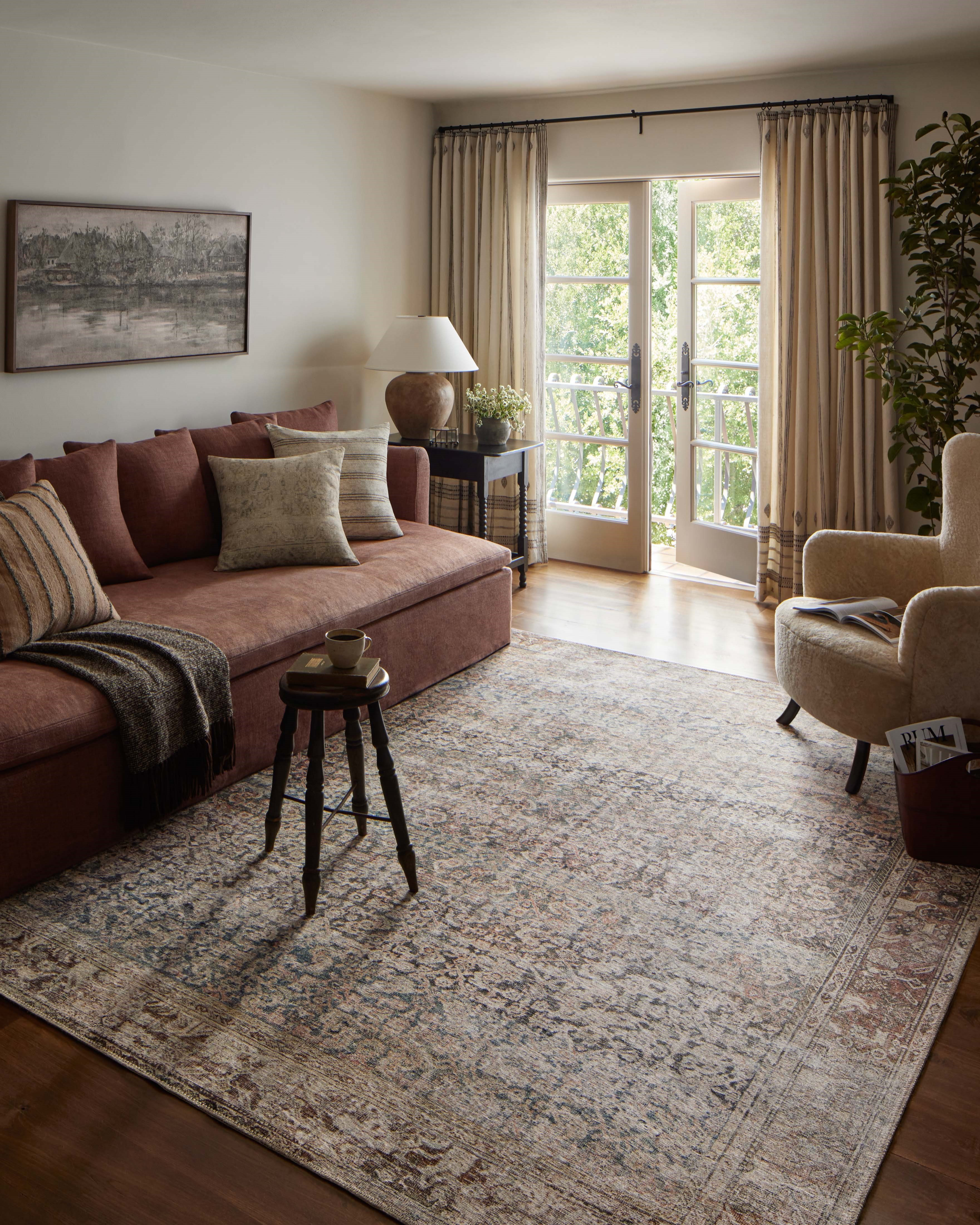 Vintage rug セール Amazon.com: HOMBYS 10x14 Vintage Area Rug for Living Room