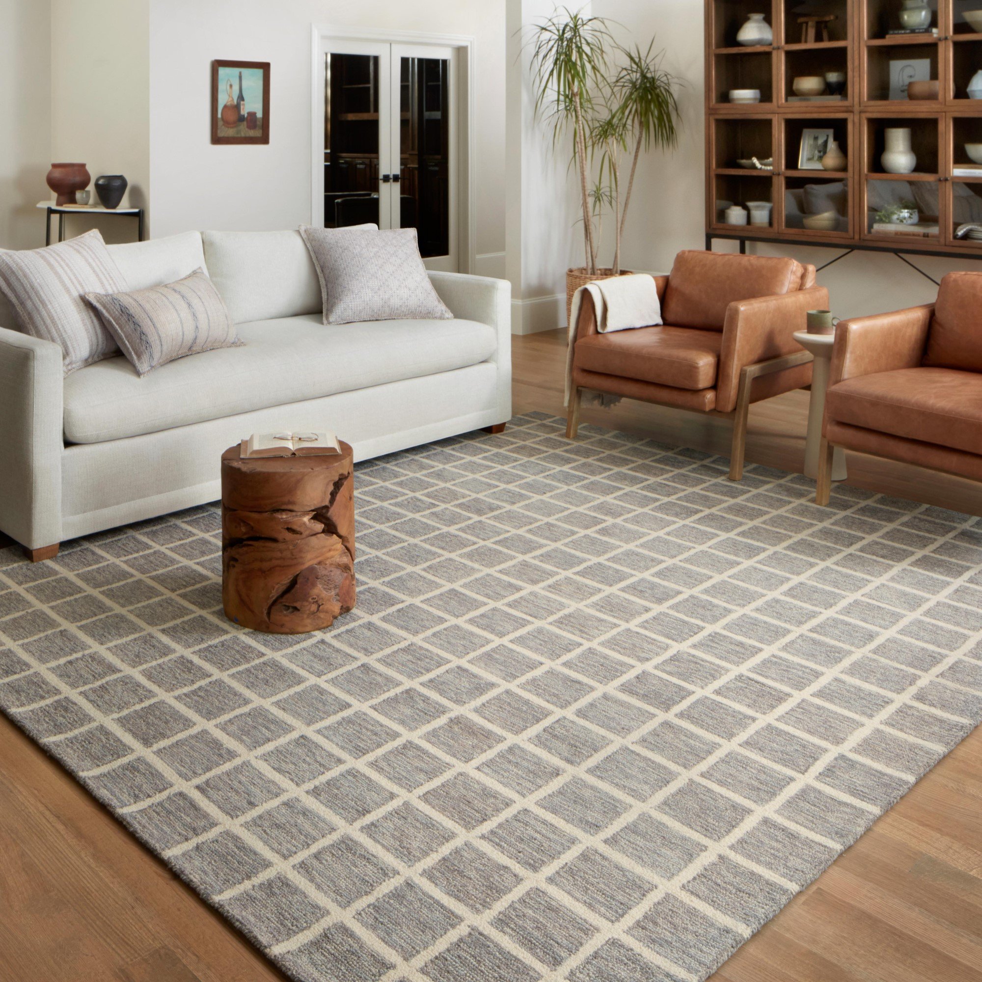 Chris Loves Julia x Loloi Polly POL-05 Wool Modern Area Rugs