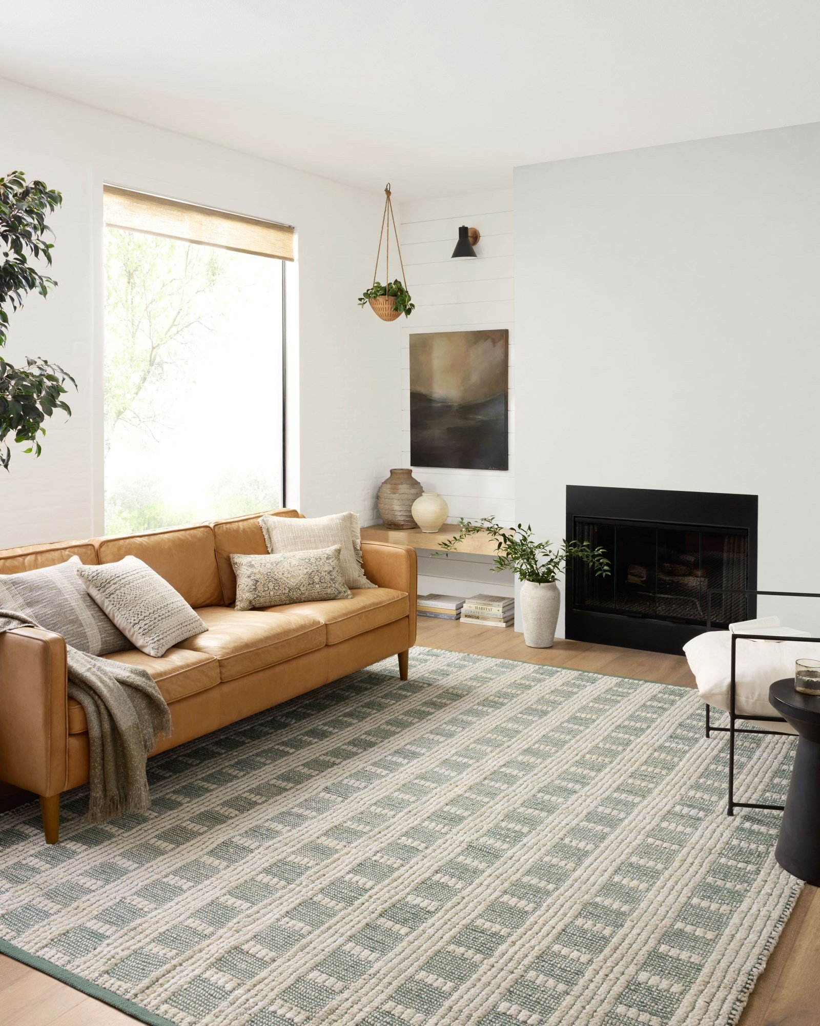 Angela Rose x Loloi Colton CON-03 Area Rugs | Jute Contemporary