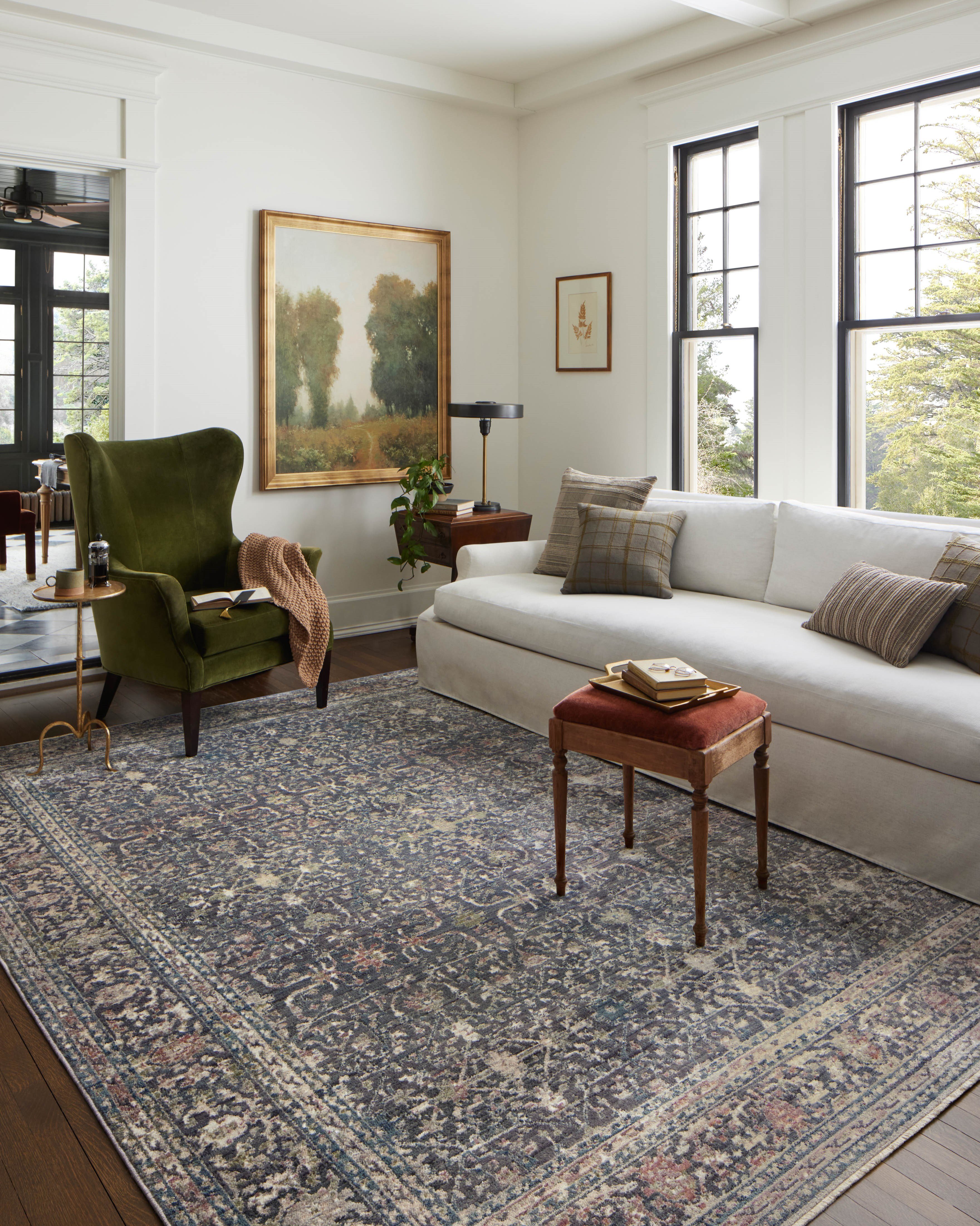 Jean Stoffer x Loloi Bradbury BRU-01 Vintage Area Rugs | Rugs Direct