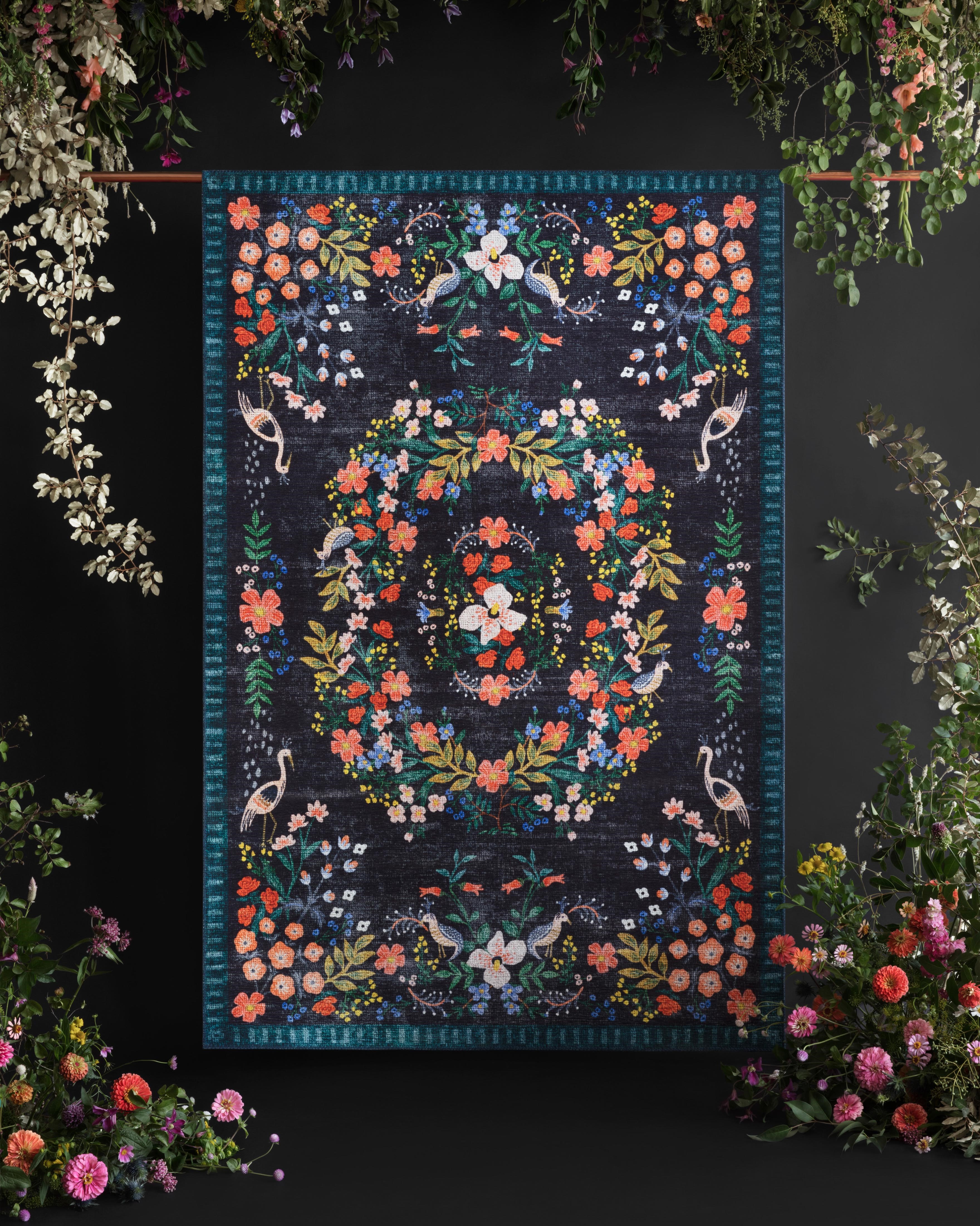 Rifle Paper Co. x Loloi Palais PAL-03 Floral / Botanical Area Rugs