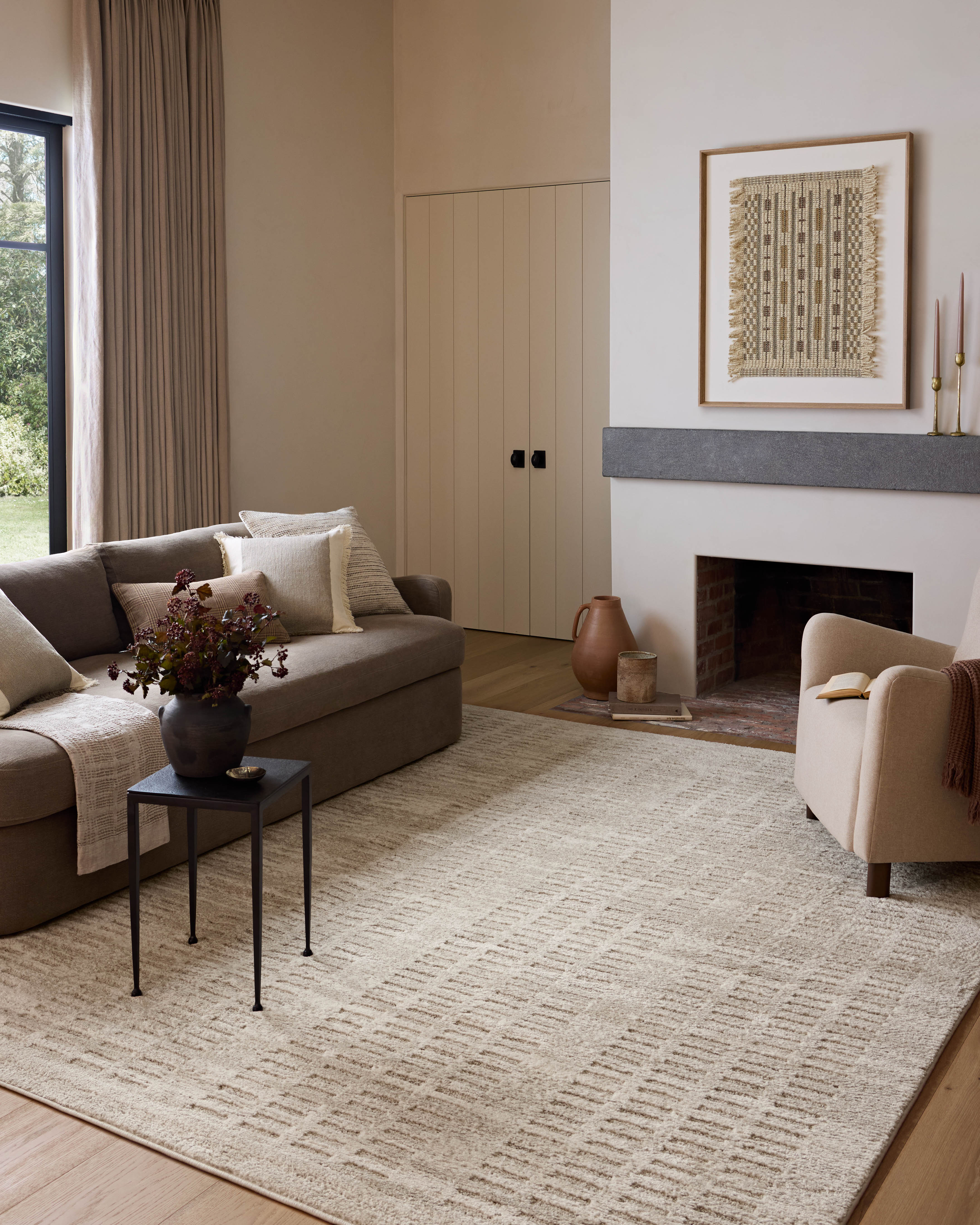 ★TOUT Y EST★ Lyon C Camo Brown 03 LN.C-CM-BW-03 Amber Lewis x Loloi Monty MOT-03 Contemporary / Modern Area