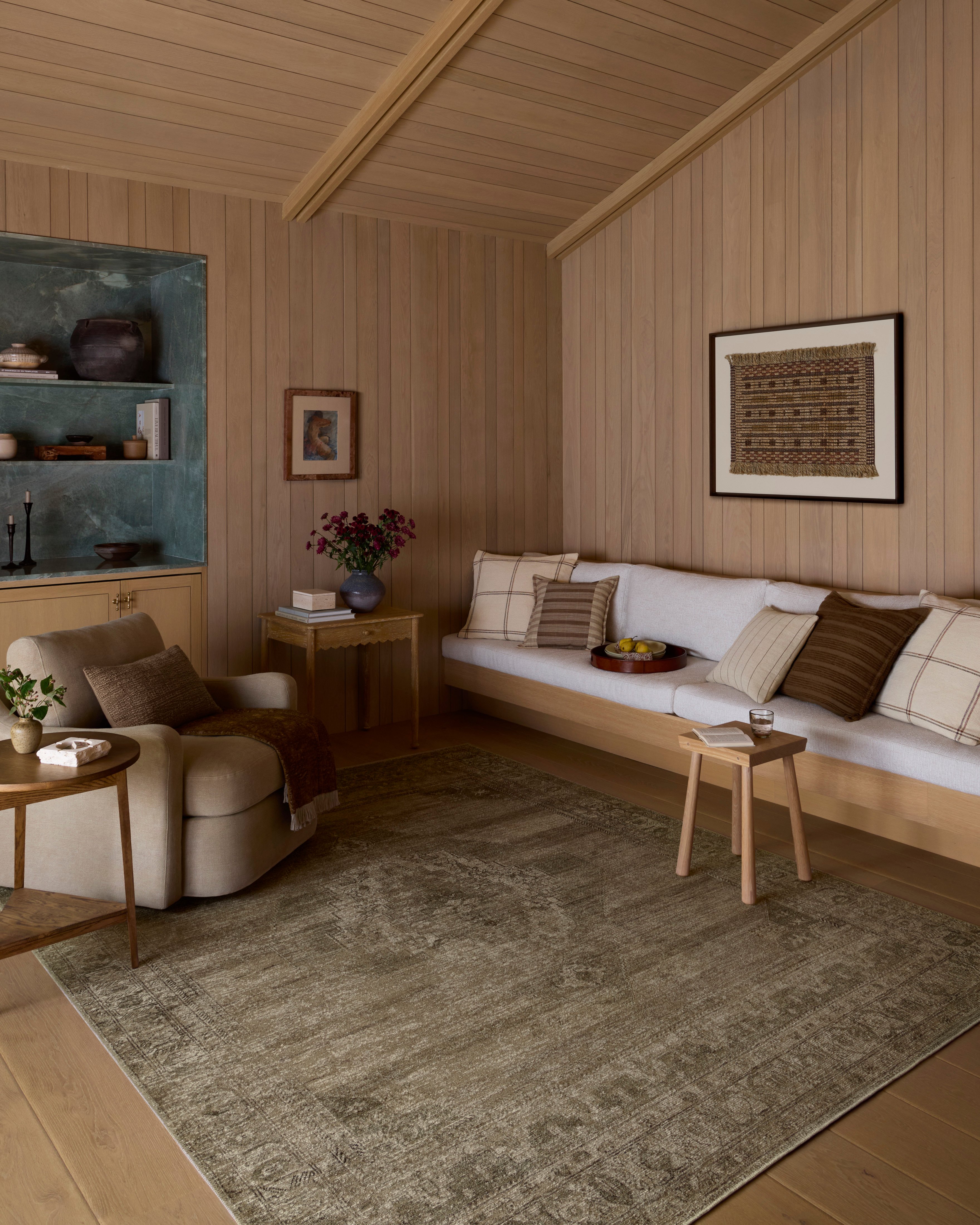 Amber Lewis x Loloi Cambria CBR-03 Vintage / Overdyed Area Rugs