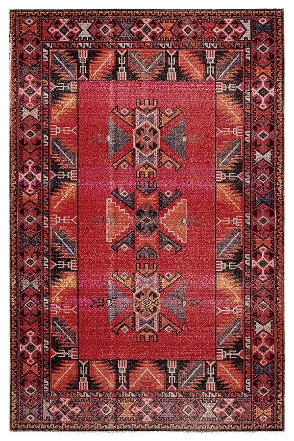 8x10 Red Area Rugs Tie Your Space, Contemporary Flat Weave Rugs 8×10