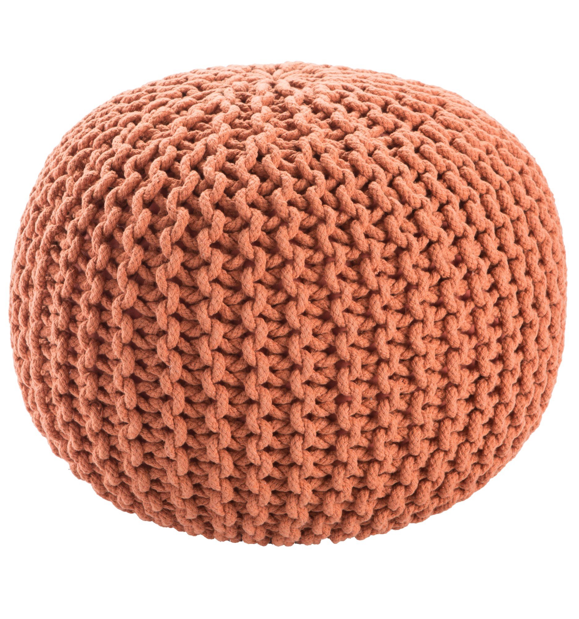 Shop the Best Orange Poufs Rugs Direct