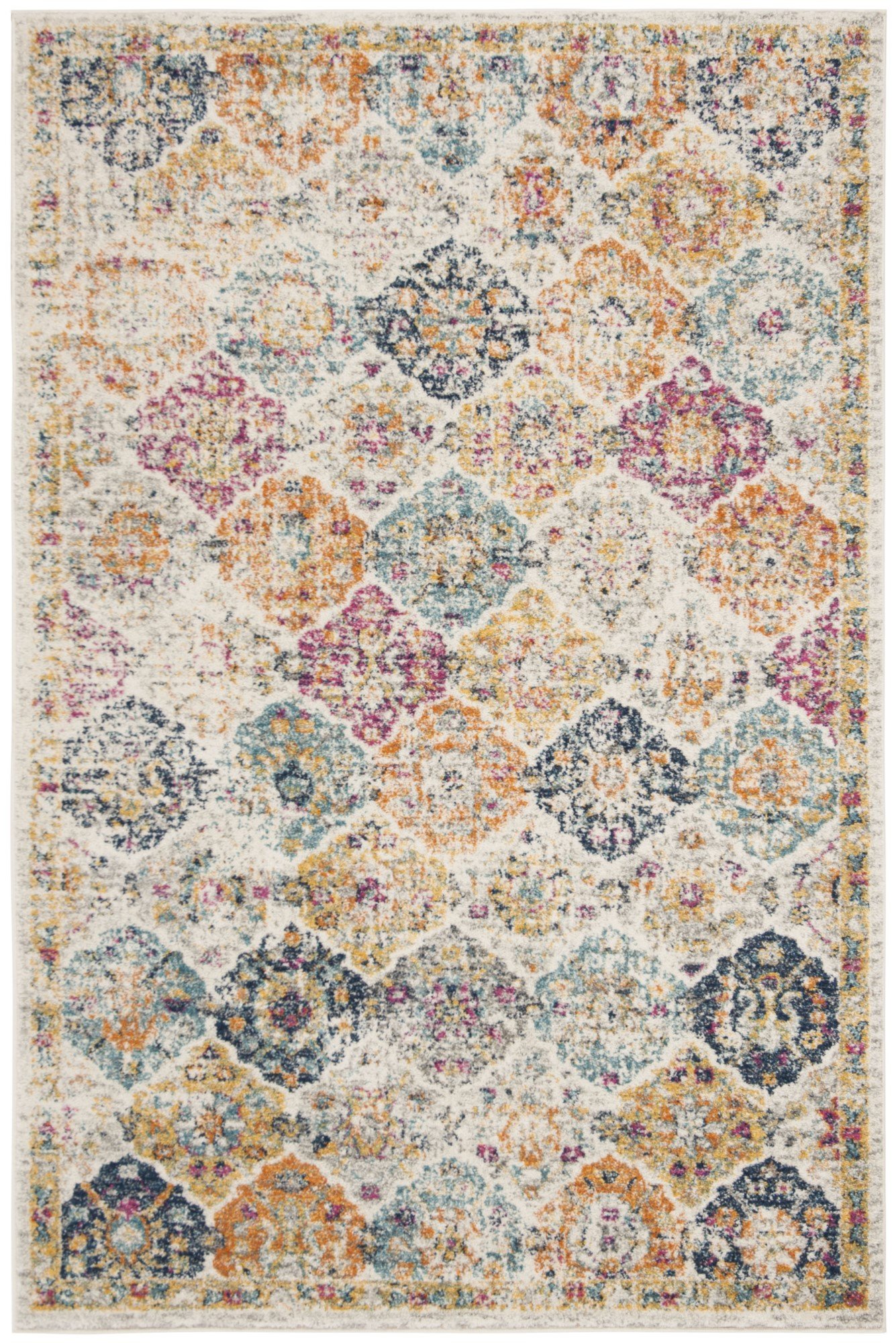 Fuchsia Fuchsia 2'2 x 8' Safavieh Madison Collection MAD307R Colorful Boho Non-Shedding Stain Resistant Living Room Bedroom Runner 