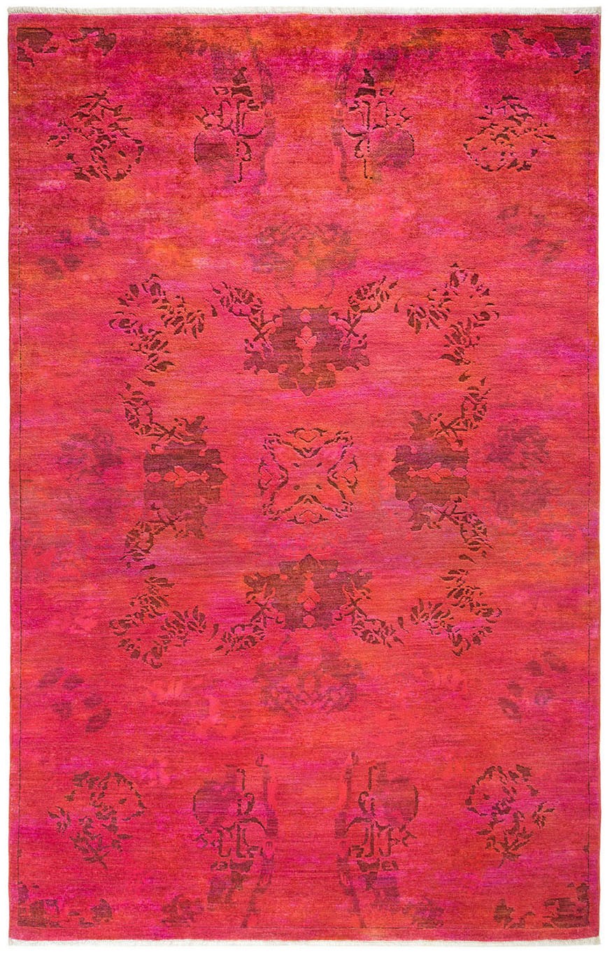 Solo Rugs Vibrance Hand Knotted Purple 8' 2 x 9' 6