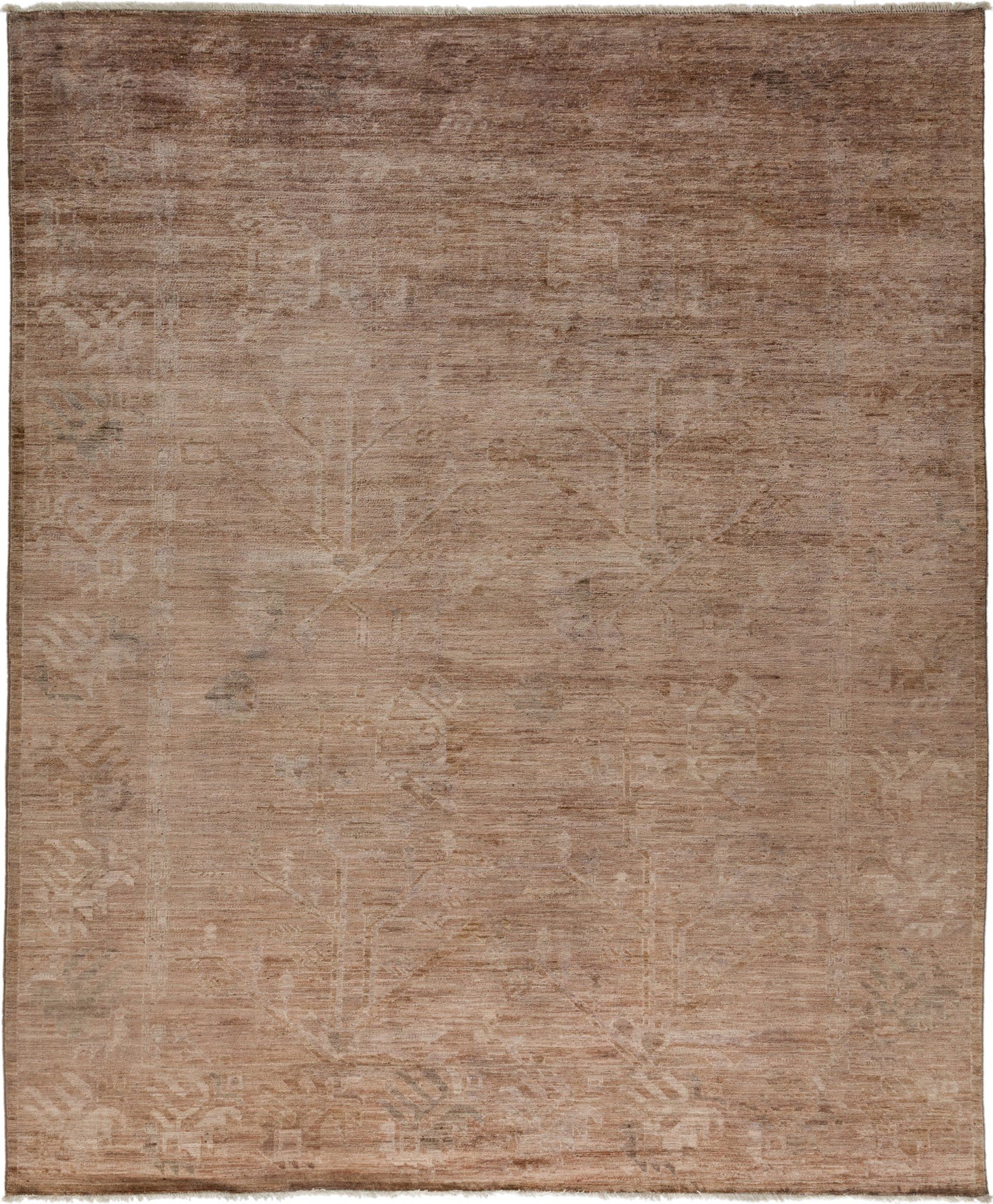 Solo Rugs One of a Kind Vibrance M1783-353 Oriental Wool Brown Area ...