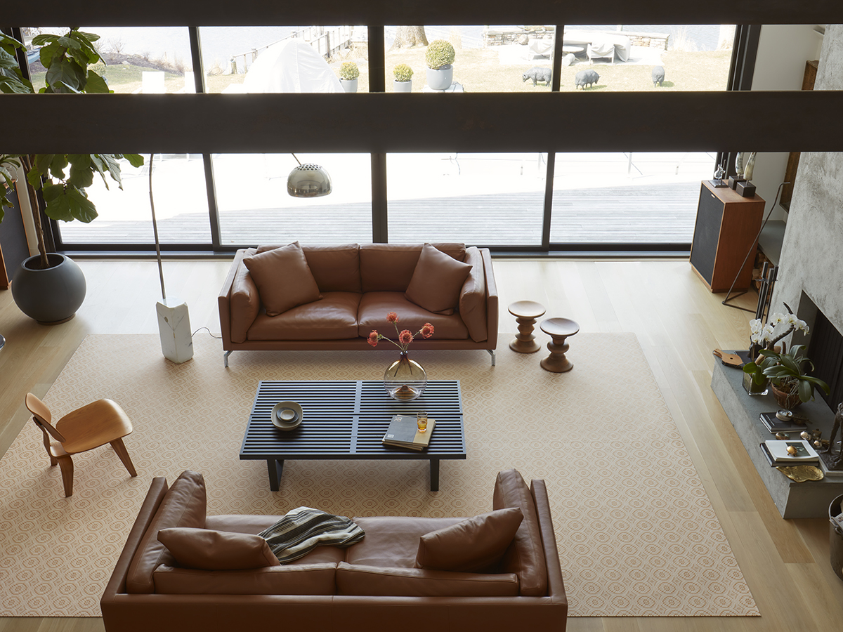 Chilewich Woven Overshot Contemporary / Modern Area Rugs | Rugs Direct