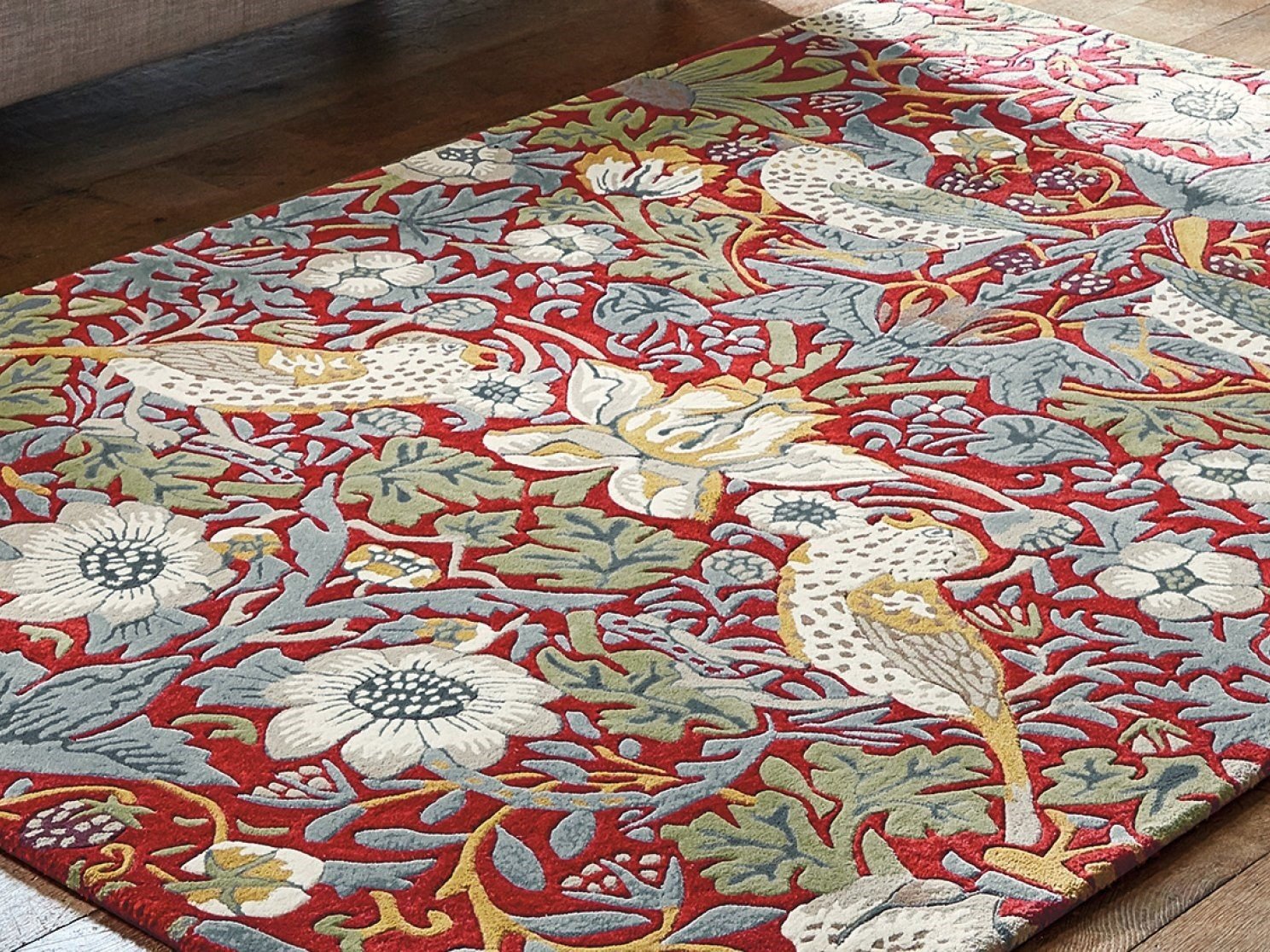 120×204 \"strawberry cake” ViNTAGE RUG Berry-happy-home-strawberry-