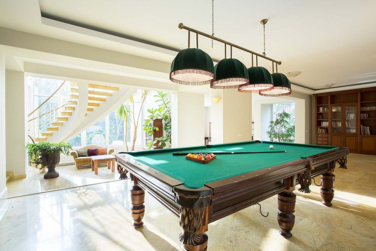 Pool Table- Pool Table Rug Sizing Guide