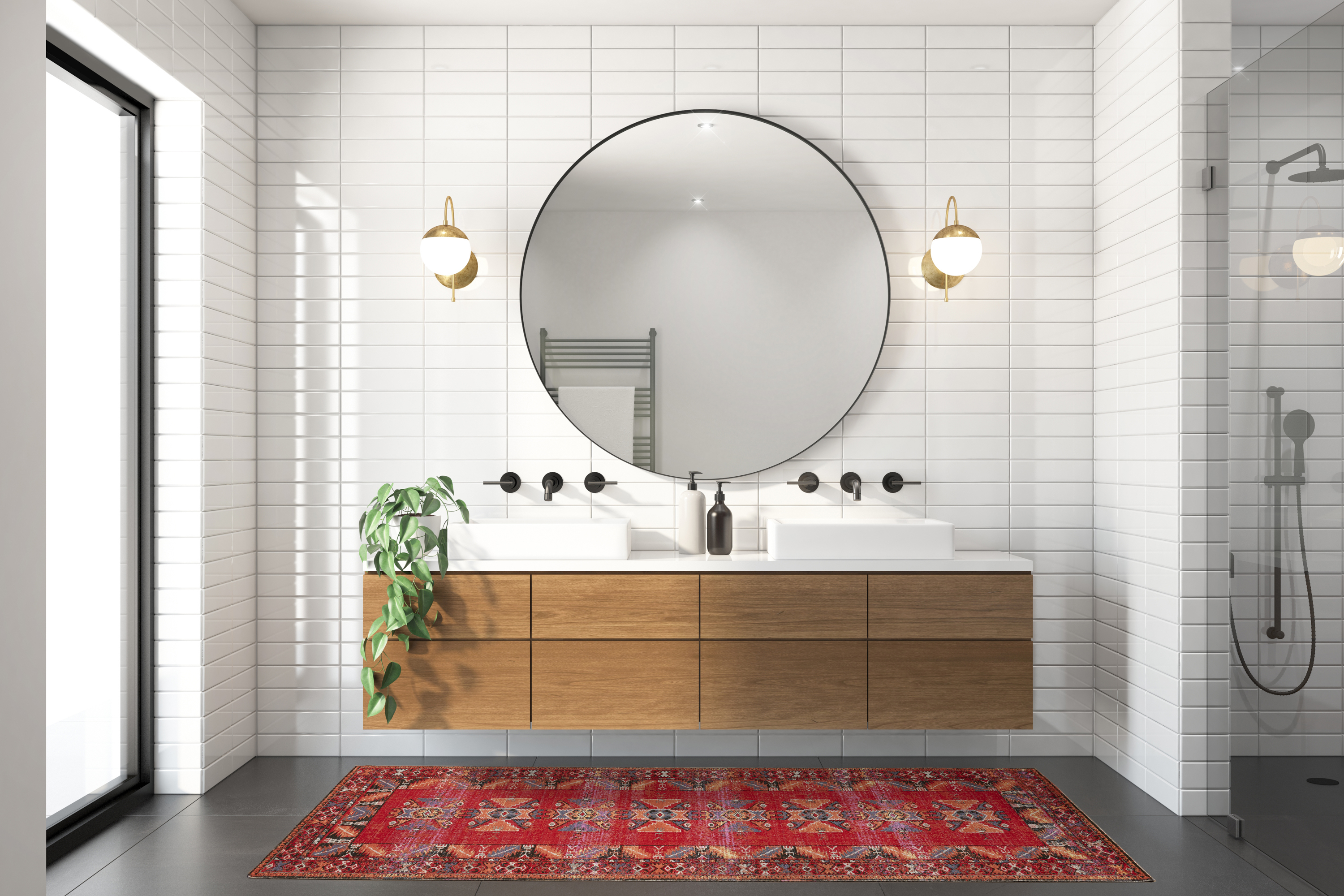 Love That Light - Master Bathroom Decor Ideas