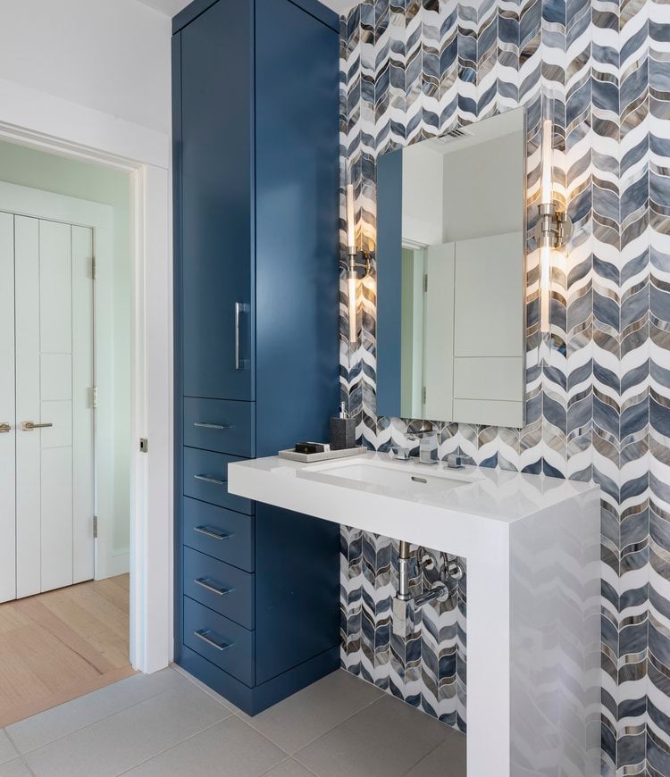 Modern Marvels - Blue Bathroom Decor Ideas