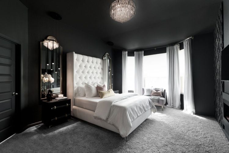 29 Sophisticated Black Bedroom Decor Ideas | Rugs Direct