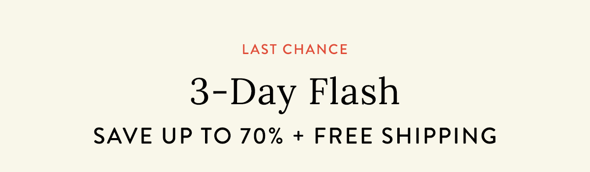 3-Day Flash - Last Chance