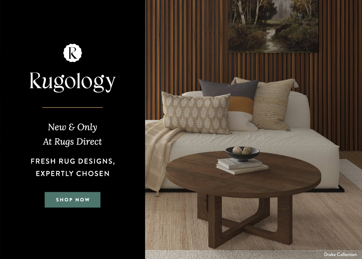 Just in! Rugology - Exclusivly at Rugs Direct.