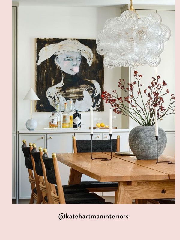 Talia Large Chandelier - @katehartmaninteriors