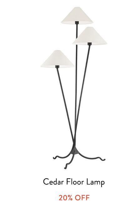 Cedar Floor Lamp