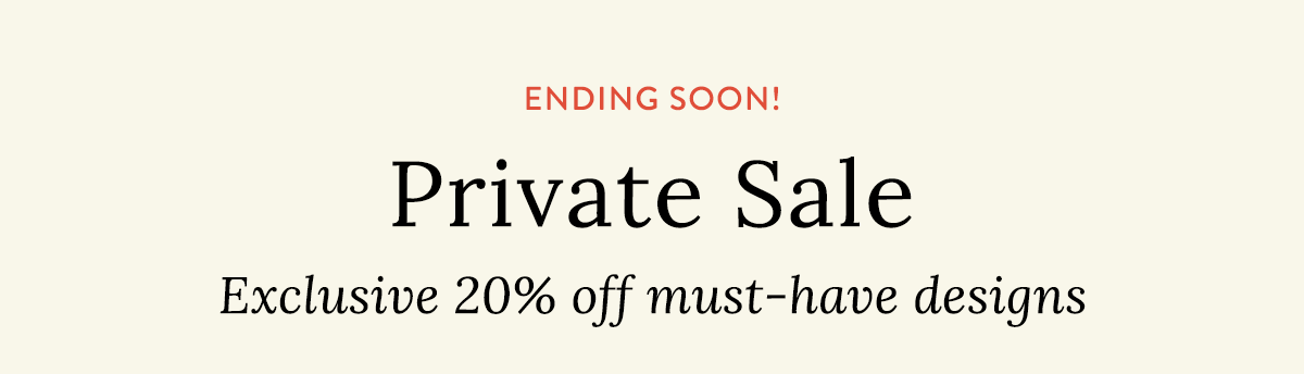 Private Sale - For subscribers only!